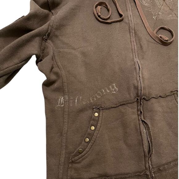 Billabong Y2K Regency Brown Distressed Jacket - Picture 5 of 8